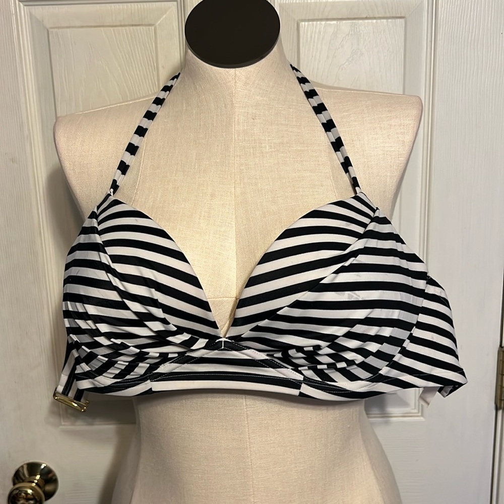 Victoria Secret 34DDD striped bikini top